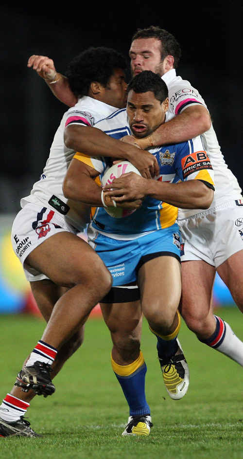 BIG THINGS EXPECTED: Former Gold Coast Titans prop Aaron Cannings is expected to make an impact for Tweed Heads this season. Photo: AAP BIG THINGS EXPECTED: Former Gold Coast Titans prop Aaron Cannings is expected to make an impact for Tweed Heads this season. Photo: AAP